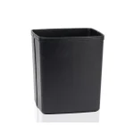 Black Leather Paper Bin pa12224 1