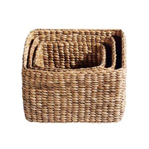 Kurv Rectangulær Natur M 37x26x27cm