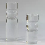 Candle Holder Crystal 10xh31cm 160-903 1