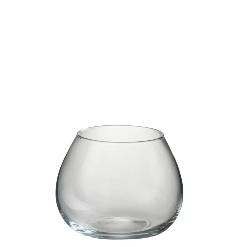 Vase Glass S 19x19x15cm 14009