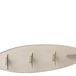Surfboard Hanger 3 Wood Beige Metal 66x11cm 12170 2