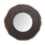 Mirror Vintage Iron With Gold Border S 697847 1