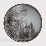 Aged Tray Mirror Clear Round S ø48xh4cm 20301 2