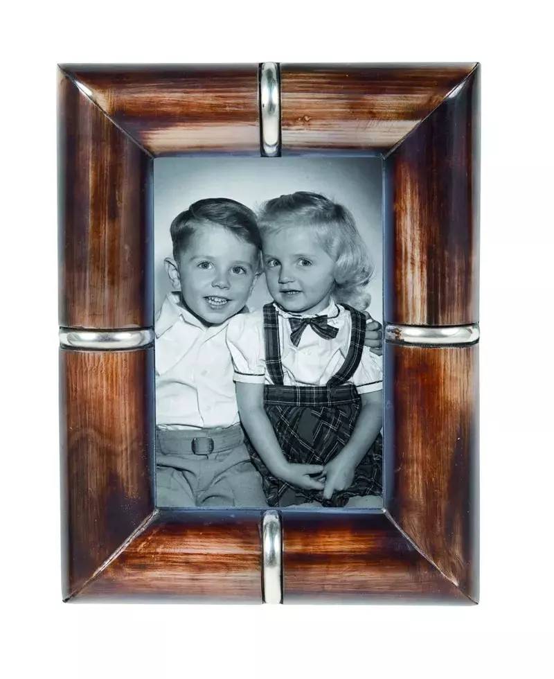 Horn Photoframe Ring Brown 10x15cm 109987
