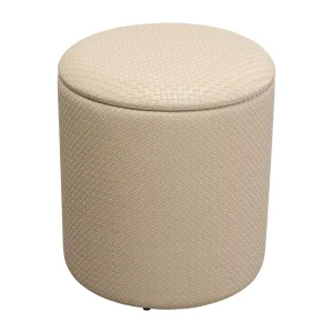 Stool Venezia Storage Cream ø40cm 87697