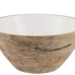 Bowl Mango Wood White 30x30xh13cm 16201620 2