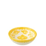 Bowl Granada White & Yellow 14xh6cm 52062 1