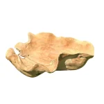 Teakwood Natural Organic Shaped Bowl 726452 2