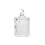 Diamond Glass Box ø10,5x17cm Cr 25003 1