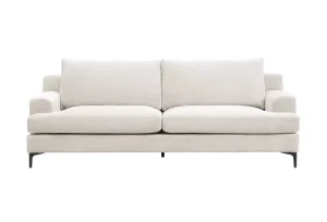 Sofa Maddox Chenille Ivory 228x90xh86cm 1330-C2