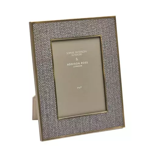 Sophie Patterson Herringbone Dark Grey 13x18cm Sp0210