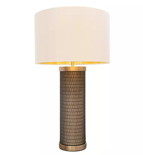 Pardey Table Lamp w Shade Soft Latte/Gold 50982