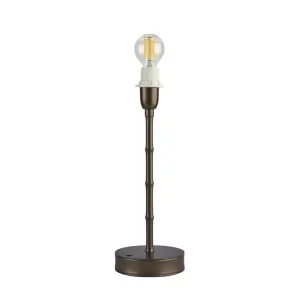 Bamboo Lampbase Base Bronze 30cm Lt2502