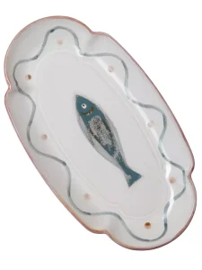 Oval Plate Marine Blue 44549