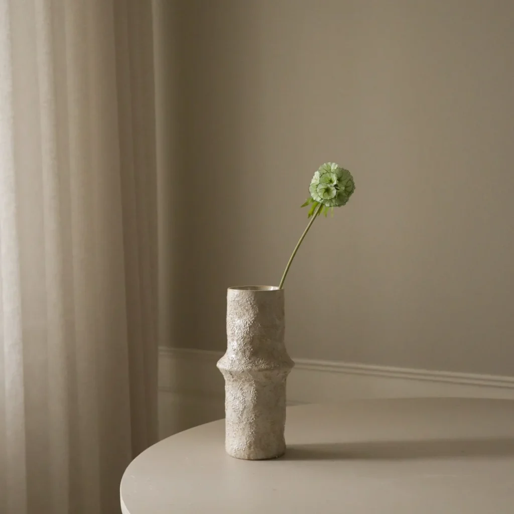 Light Green Scabiosa Seed Pod Flower