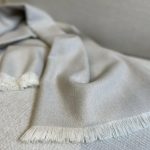 Alpaca Throw Premium Herringbone Light Brown 5545 130x200cm 5