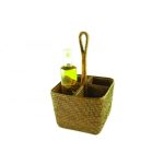 Tall Condiment Holder Brown G805 3