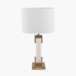 Bordlampe Romina Alabaster & Brass 30-896-Bo 5