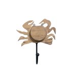 Hook With Natural Wooden Crab 33390 4