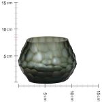 Candle Holder Glass 11x11x8,5cm kal-1331 5