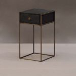 Bedside Table 1 Drawer Black 20812 3