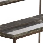 Konsollbord 120x21xh72cm Brown Marble 6794483 4