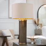 Pardey Table Lamp w Shade Soft Latte/Gold 50982 3