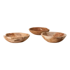Treskål Teakrot - 25cm