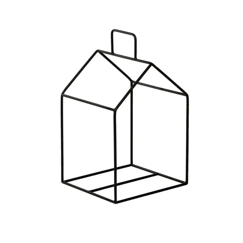 Vedstativ Hus - 65cm